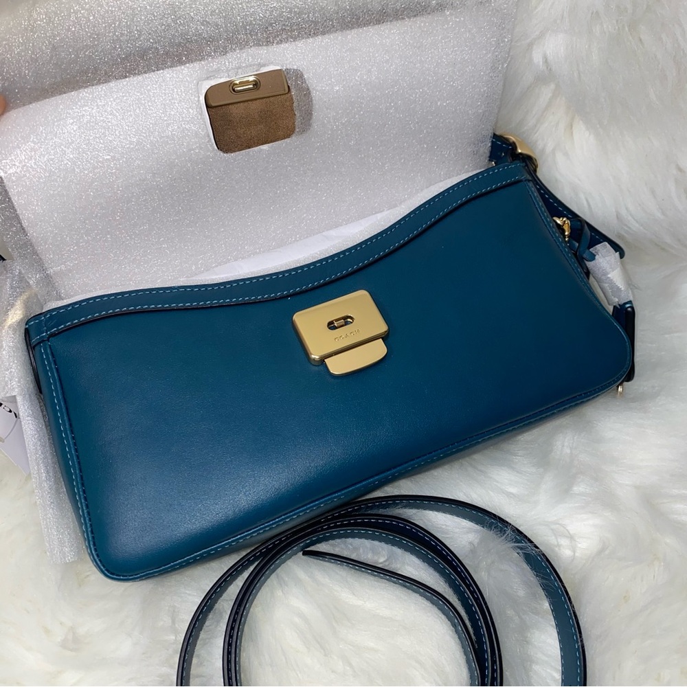 Coach leather purse shoulder crossbody bag New - Picture 7 of 13